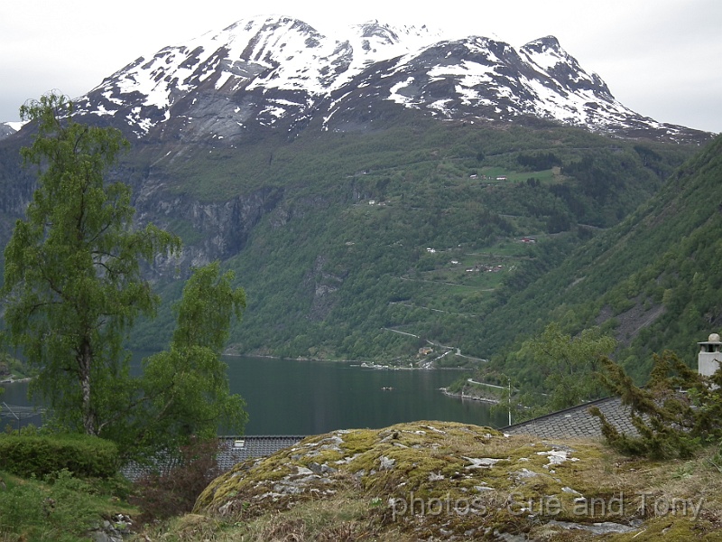 day 2 Geiranger  0064.jpg - Looking from the heritage Centre along the fjord towards the Eagle Road